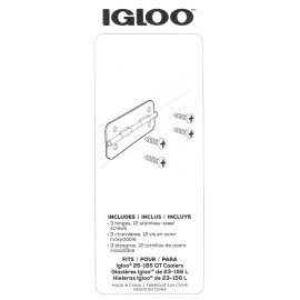 Igloo Cooler Heavy Duty Stainless Steel Hinges For Ice Chests Set Of 3