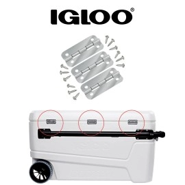 Igloo Cooler Heavy Duty Stainless Steel Hinges For Ice Chests Set Of 3