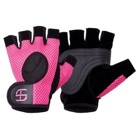 Shred Tone Callasus Prevention Exercise Gloves Pink Medium