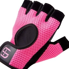 Shred Tone Callasus Prevention Exercise Gloves Pink Medium