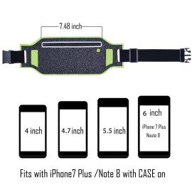 Epicgadgettm Running Waist Pack Lightweight Water Resistant Reflective Runner Belt Sports Fanny Pack Adjustable Waistband Gr