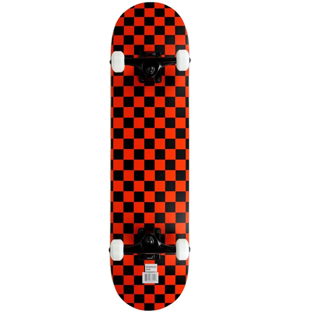 Krown Rookie Checker Skateboard Blackred 775