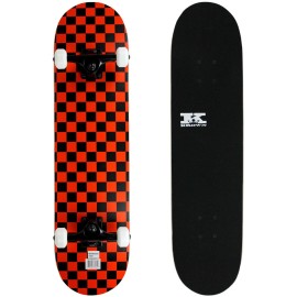 Krown Rookie Checker Skateboard Blackred 775