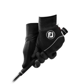 Footjoy Mens Wintersof Pair Golf Glove Black Mediumlarge Pair