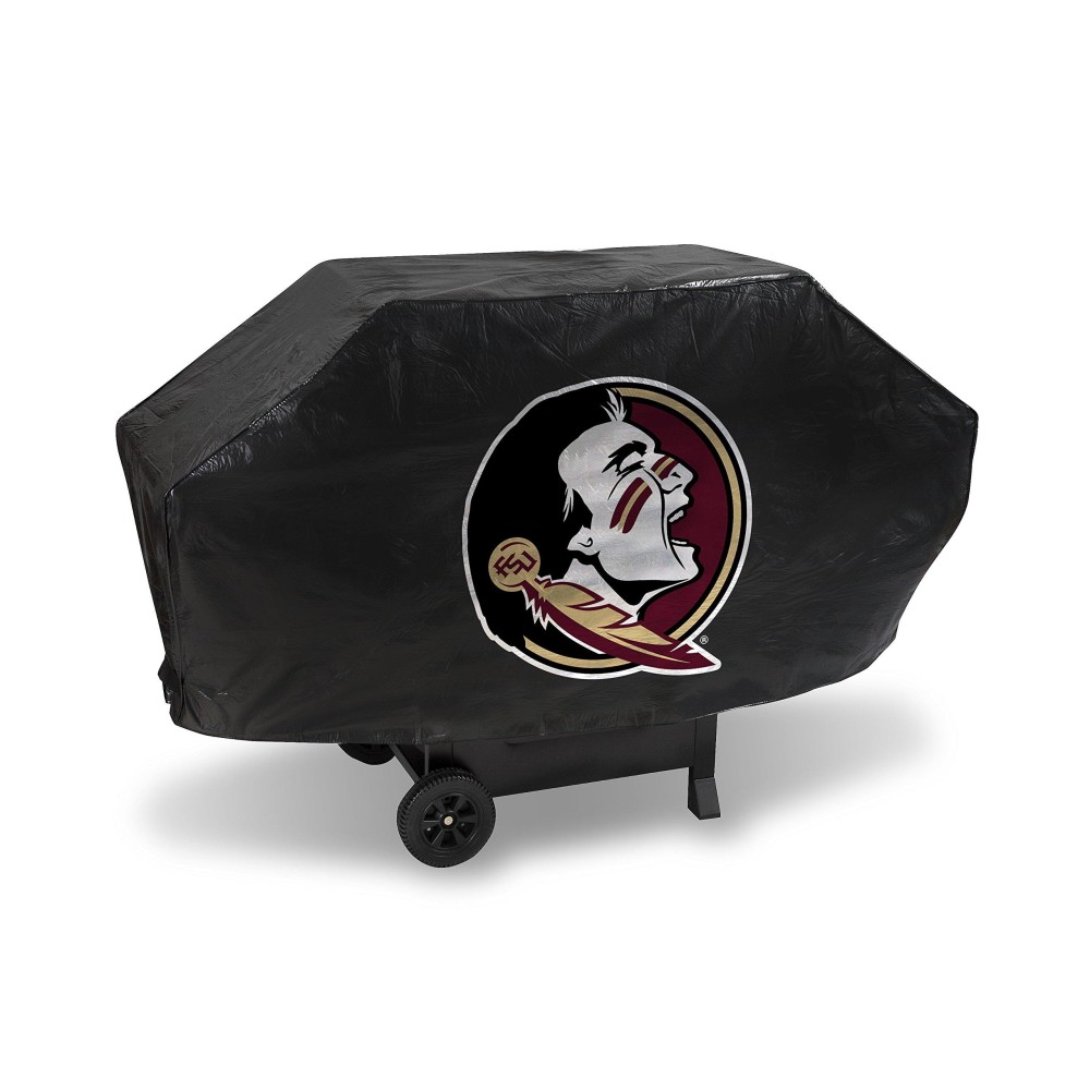 Ncaa Rico Industries Florida State Seminoles Black Deluxe Grill Cover Deluxe Vinyl Grill Cover 68 Wideheavy Dutyvelcro Staps