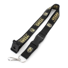 Aminco Nhl Vegas Golden Knights Team Lanyard Black 6