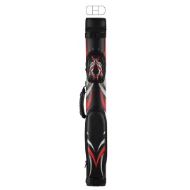 Mcdermott 750934 Red Tribal Billiard Pool Cue Case 2X2