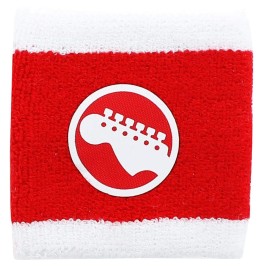 Scott Pilgrim Red & White Guitar Athletic Wristband