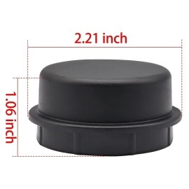 Panglong Golf Cart 2Pcs Front Hub Dust Cap Coverplastic Fits Club Car 2003Up Ds 2004Up Precedent And 2018Up Tempo Golf Cart