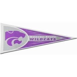 Kansas State Wildcats Pennant 12x30 Carded Rico