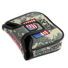 Cnc Golf Heavy Duty Magnetic Usa Military Mallet Putter Cover For Scotty Cameron Odyssey 2Ball Taylormade