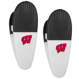 NcAA Wisconsin Badgers Mini chip clip Magnets Set of 2