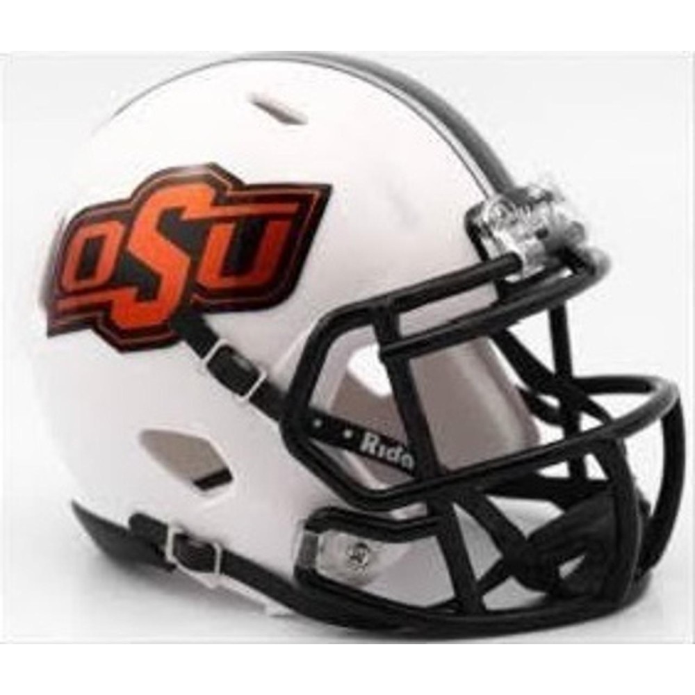 Oklahoma State Cowboys Helmet Riddell Replica Mini Speed Style 2016 White