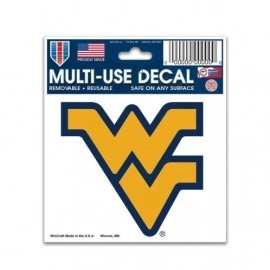 Wincraft Ncaa West Virginia Mountaineers 3X4 Multi Use Decal One Size Team Color