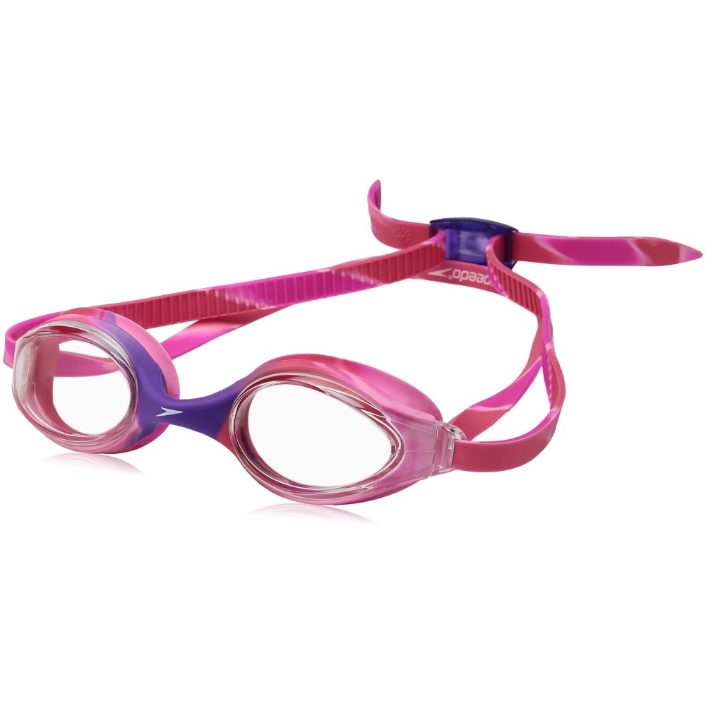 Speedo Unisexchild Swim Goggles Junior Hyper Flyer Ages 614 Pop Purple