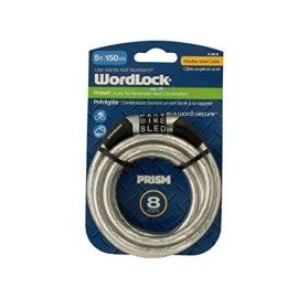 bulk buys WordLock 8mm Prism Flexible Steel Cable Bike Lock - Pack of 6