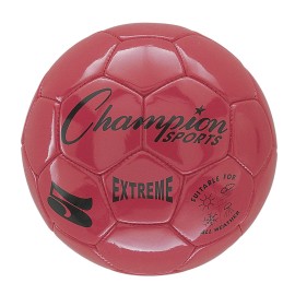 Champion Sports Chsex5Rd Extreme Soccer Ball Size 5 Red