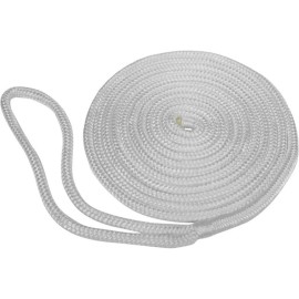 Taylor Made Products Premium Double Braided Nylon Dock Line 15 38 White