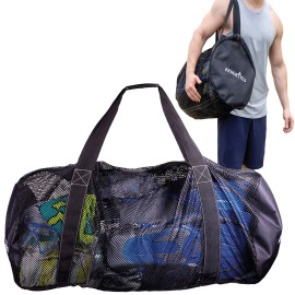 Athletico Mesh Dive Duffel Bag For Scuba Or Snorkeling Xl Mesh Travel Duffle For Scuba Diving And Snorkeling Gear Equipment