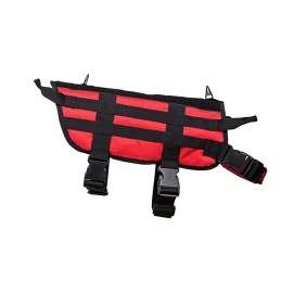 Vism By Ncstar K9 Tactical Vest/Red With Black Trim/Medium