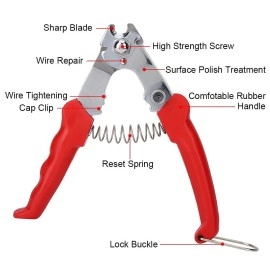 Dioche Brake Wire Cutter Multifunctional Lightweight Spoke Brake Wire Cable Cutter Pliers Cycling Repair Tool