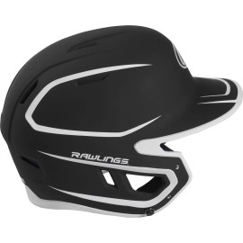 Rawlings Mach Batting Helmet Matte Blackwhite Senior 6 78 7 58