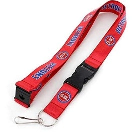 Detroit Pistons Lanyard Red Special Order