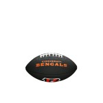 Wilson Sporting Goods Nfl Cincinnati Bengals Team Logo Football Black Mini Size