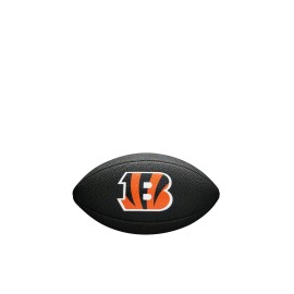 Wilson Sporting Goods Nfl Cincinnati Bengals Team Logo Football Black Mini Size