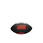 Wilson Sporting Goods Nfl Cleveland Browns Team Logo Football Black Mini Size