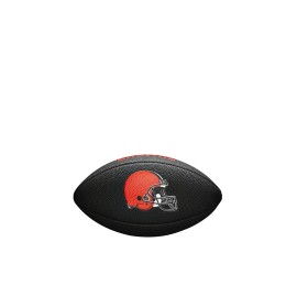 Wilson Sporting Goods Nfl Cleveland Browns Team Logo Football Black Mini Size