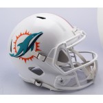 Miami Dolphins Helmet Riddell Replica Full Size Speed Style 2018