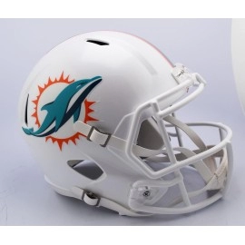 Miami Dolphins Helmet Riddell Replica Full Size Speed Style 2018