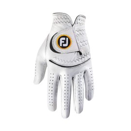 Footjoy Womens Stasof Golf Glove White Medium Worn On Left Hand