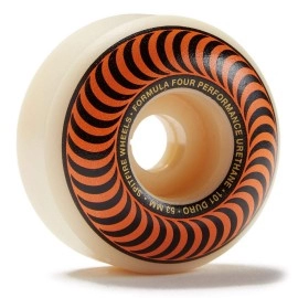 Spitfire F4 Classic Swirl 53Mm Whiteorange Set Of 4