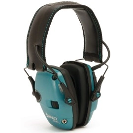 Howard Leight Impact Sport Electronic Earmuff Folding Teal R02521 Upc 033552025214