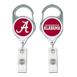 Alabama Crimson Tide Badge Holder Premium Retractable