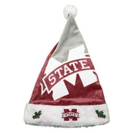 Forever Collectibles NCAA Mississippi State Bulldogs Santa HatBasic, Team Colors, One Size