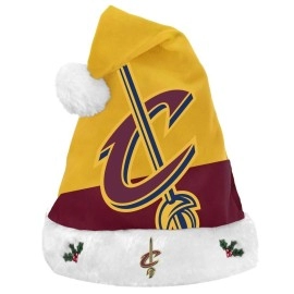 Forever Collectibles NBA Cleveland Cavaliers Santa HatBasic, Team Colors, One Size