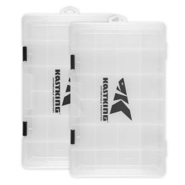 Kastking Tackle Boxes Plastic Storage Organizer Box With Removable Dividers 3700 Tackle Trays Parts Box 14X825X175 Inches