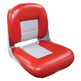 Tempress 61165 Navistyle Low-Back Boat Seat - Red/Gray