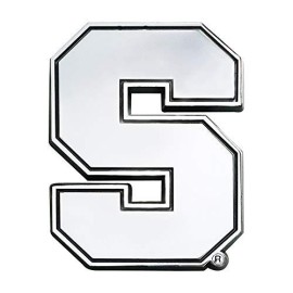 Fanmats 25098 Syracuse Orange 3D Chrome Metal Auto Emblem