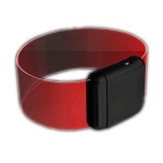 blinkee Cosmic Red LED Bracelets Magnetic Clasp | Red/Green