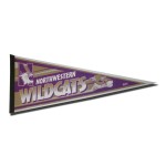 Northwestern Wildcats Pennant 12x30 Carded Rico