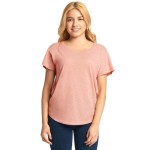 Ladies Triblend Dolman T-Shirt - INDIgO - 3XL(D0102H7NR62)