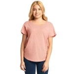 Ladies Triblend Dolman T-Shirt - INDIgO - 3XL(D0102H7NR6X)