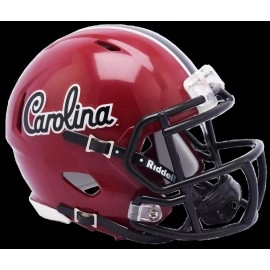 South Carolina Gamecocks Helmet Riddell Replica Mini Speed Style Script Design - Special Order