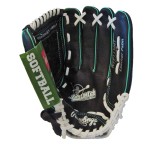 Rawlings 115 Fast Pitch Softball Glove Blackteal