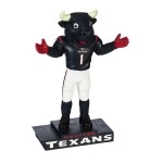 Team Sports America Nfl Houston Texans Fun Colorful Mascot Statue 12 Inches Tall