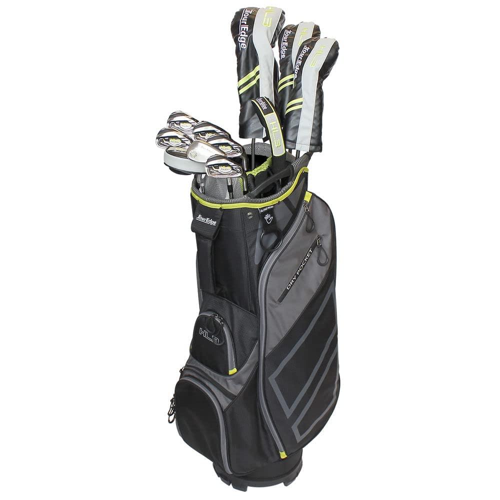 Tour Edge Hl3 Togo Mens Complete Golf Set Seniorgraphiterh Blackgreygreen Hksrga10B